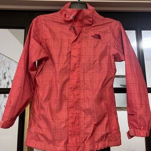Coral thick double lined windbreaker type material